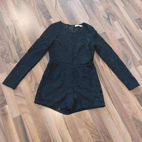 Zwarte jumpsuit van Lucy Wang, Maat L, Ophalen of Verzenden, Zo goed als nieuw, Zwart