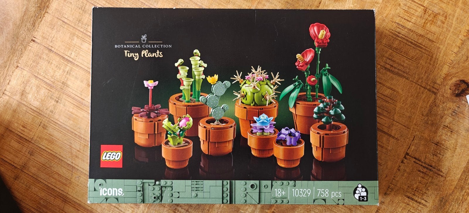 LEGO Icons Botanische Collectie: Kleine Plantjes (10329), Lego, Ophalen of Verzenden, Zo goed als nieuw, Compleet