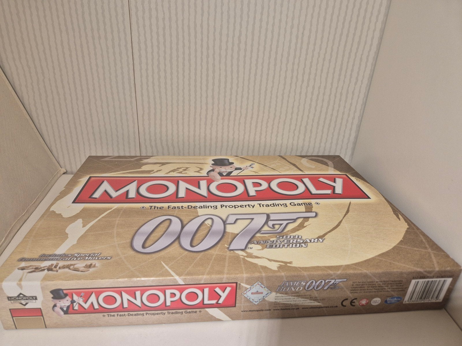 James Bond 007 50th Anniversary Edition Monopoly, Ophalen of Verzenden, Zo goed als nieuw