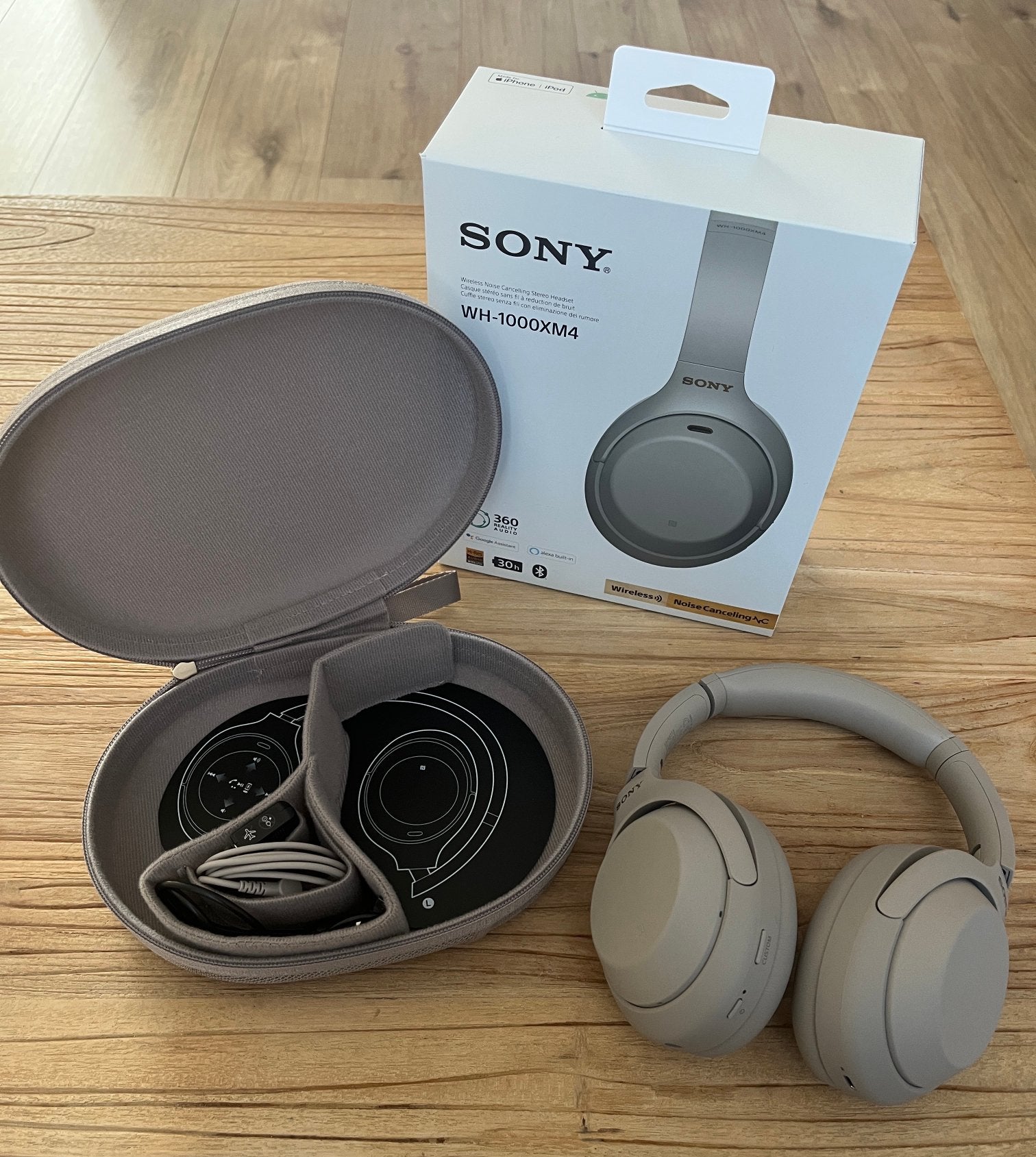 Sony WH-1000XM4 over-ear koptelefoon met noise cancelling, Ophalen of Verzenden, Zo goed als nieuw, Over-ear, Sony
