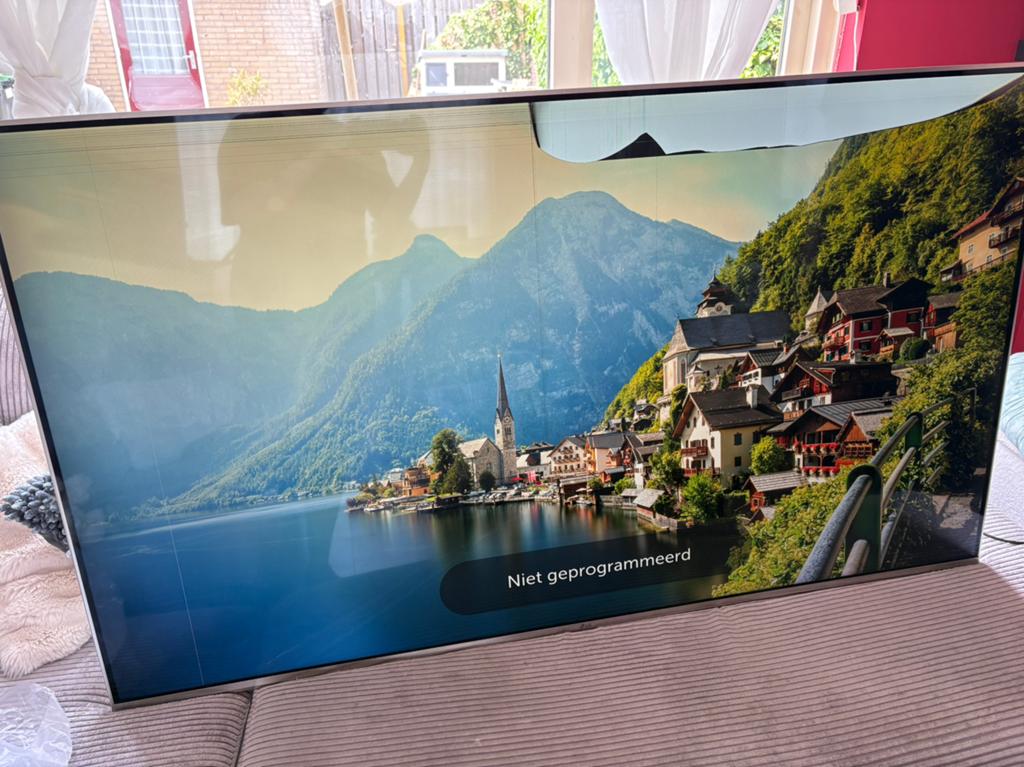 LG tv 65 inch 4k 100hz scherm defect, Ophalen, Gebruikt, LCD, 100 Hz