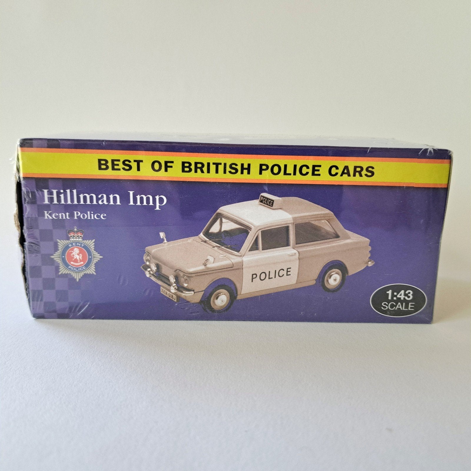 Hillman Imp Kent Police - Best of British Police Cars, Hobby en Vrije tijd, Modelauto's | 1:43, Ophalen of Verzenden, Nieuw, Auto