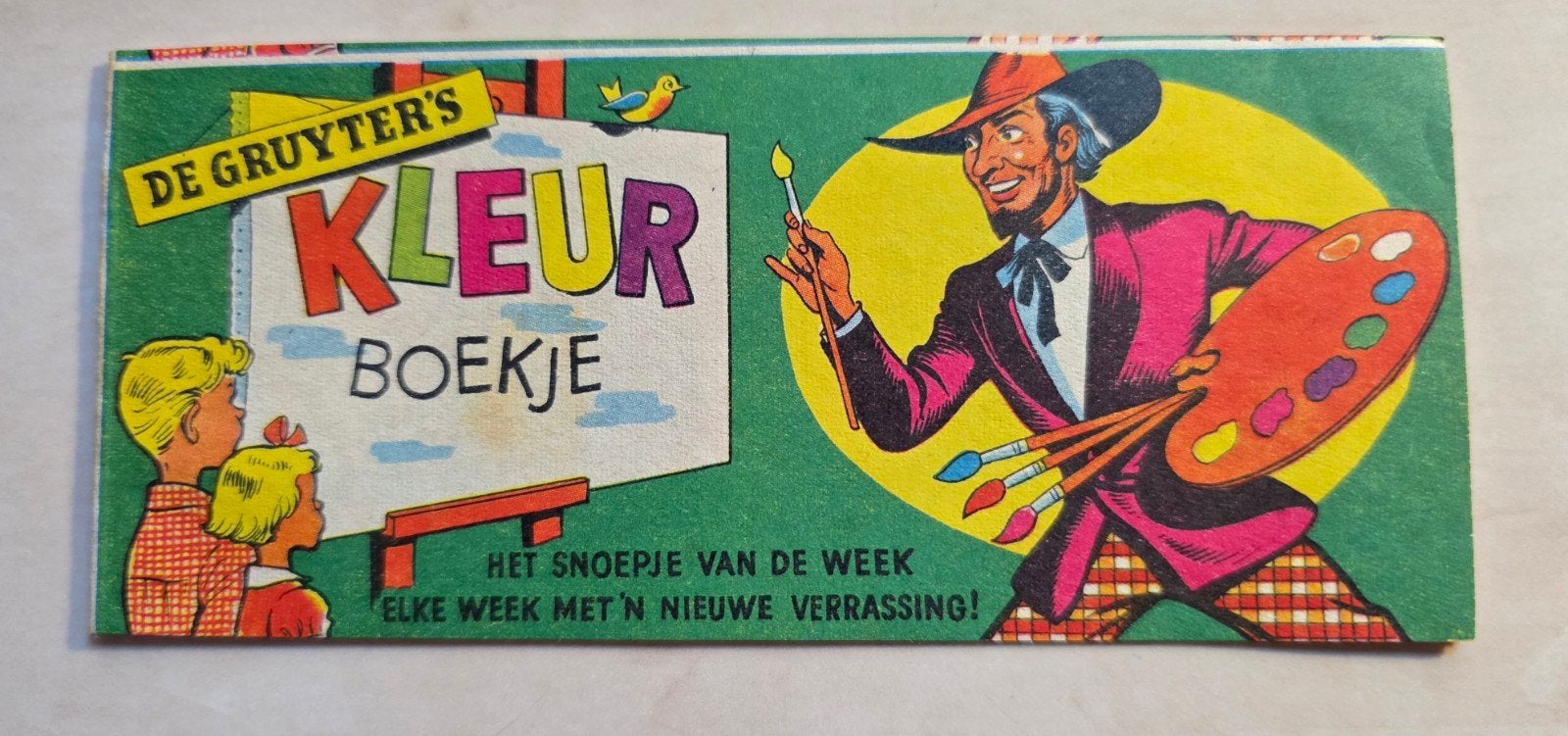138) DE GRUYTER'S KLEURBOEKJE SNOEPJE VAN DE WEEK, Verzenden, Zo goed als nieuw, Overige typen