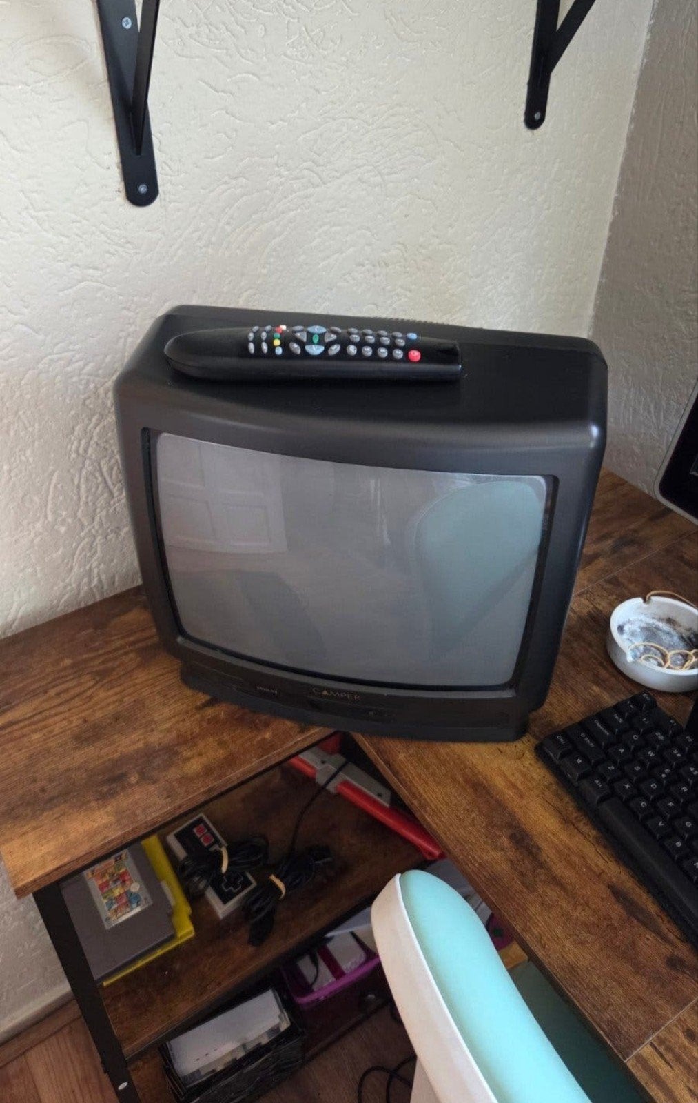 Vintage Camper / AudioSonic 14" CRT Televisie, Ophalen, Gebruikt, Minder dan 40 cm, Overige merken