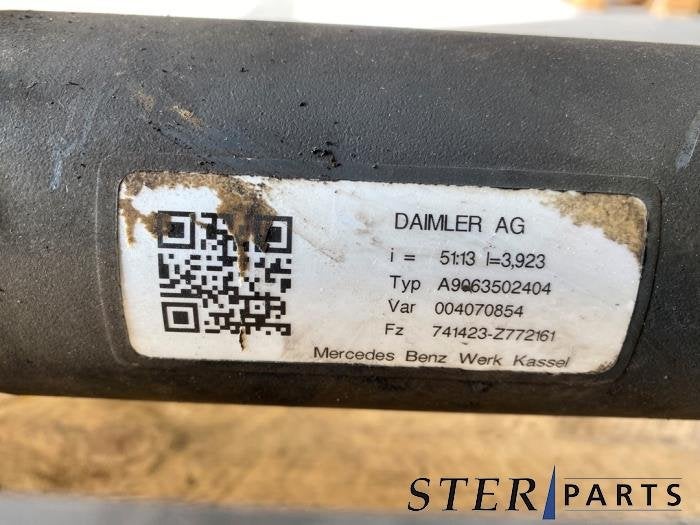 Achteras achterwielaandrijving van een Mercedes Sprinter, Auto-onderdelen, Gebruikt, -, Ophalen of Verzenden, -