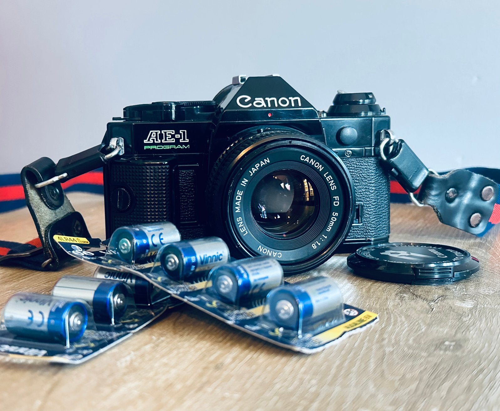 Canon AE-1 Program (zwart versie), Ophalen of Verzenden, Zo goed als nieuw, Spiegelreflex, Canon