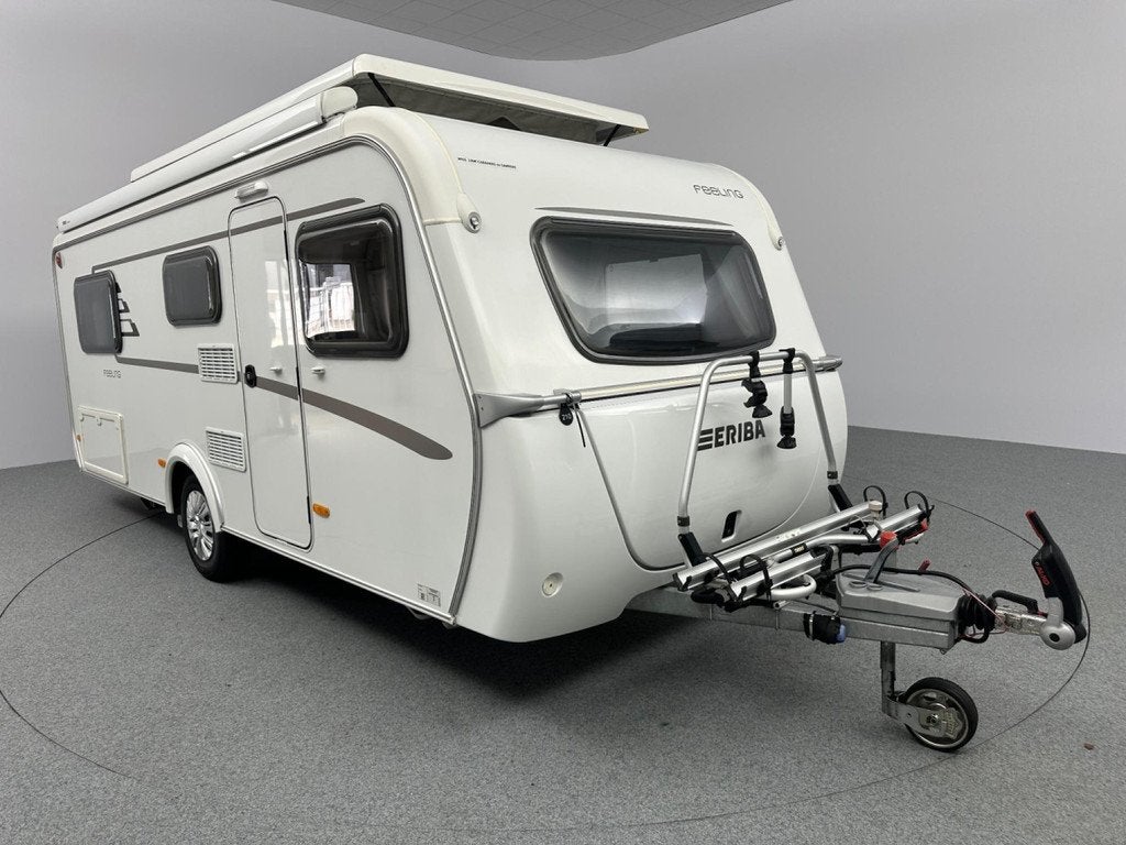 Eriba Feeling 442 Cassetteluifel Mover Fdrager, Caravans en Kamperen, 4 tot 5 meter, Eriba, 1000 - 1250 kg, 2 aparte bedden