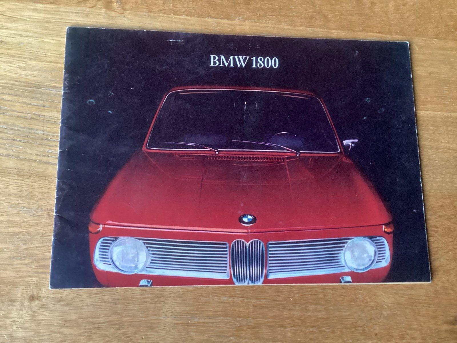 BMW 1800 brochure uit 1965, Ophalen of Verzenden, Gelezen, BMW