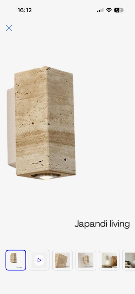 Japandi wandlamp - buiten/binnen - wit - minimalistisch, Ophalen of Verzenden, Nieuw, Overige materialen