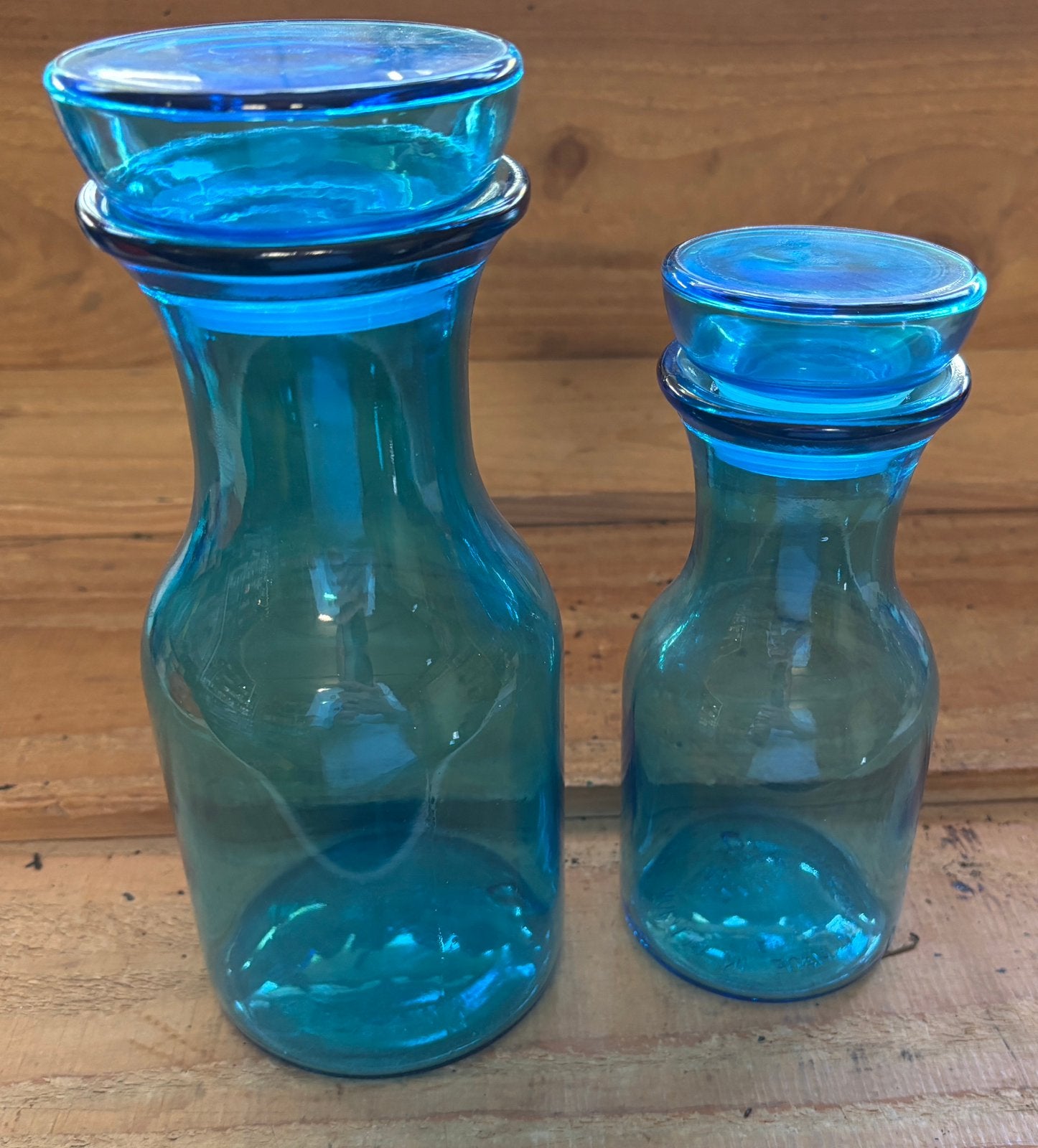 Blauwe flessen, Ophalen of Verzenden, Zo goed als nieuw