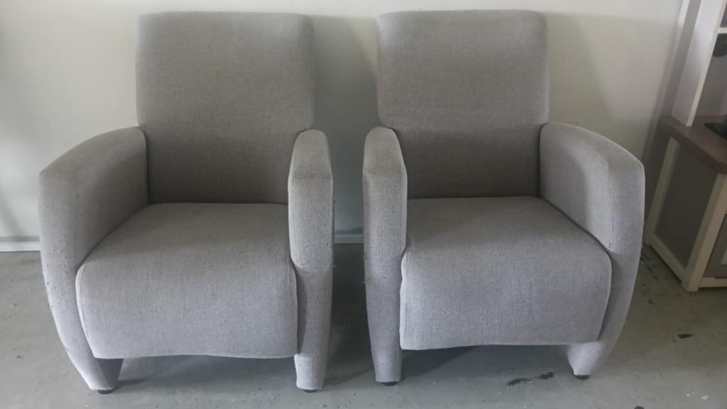 2 fauteuils, Huis en Inrichting, Fauteuils, Ophalen of Verzenden, Gebruikt, 75 tot 100 cm, 50 tot 75 cm