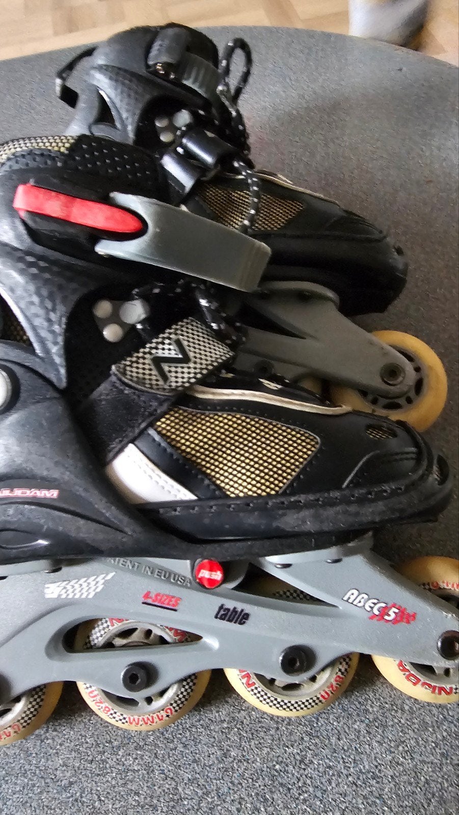 Nijdam Verstelbare Inline Skates Skeelers Maat 30-33, Kinderen, Inline skates 4 wielen, Ophalen, Overige merken