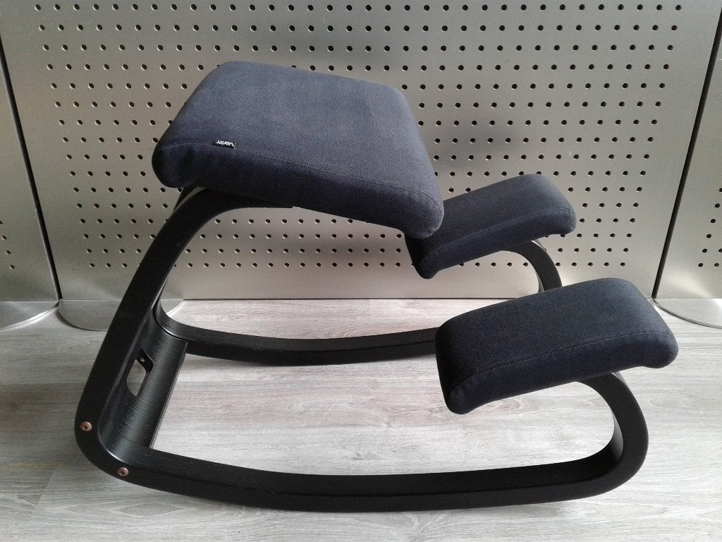 Variér (Stokke) Variable Balans (Zwart/Zwart), Zeer Mooi!, Huis en Inrichting, Bureaustoelen, Zwart, Ophalen of Verzenden, Zo goed als nieuw