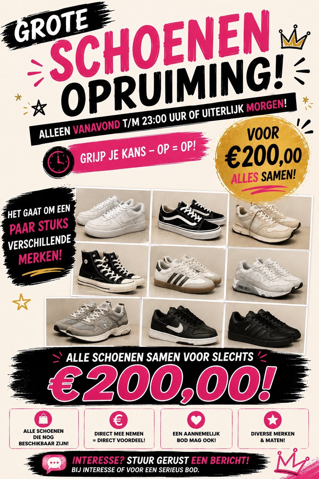 Diverse schoenen en laarzen voor mannen en vrouwen, Kleding | Dames, Schoenen, Gedragen, Overige typen, Zwart, Ophalen of Verzenden