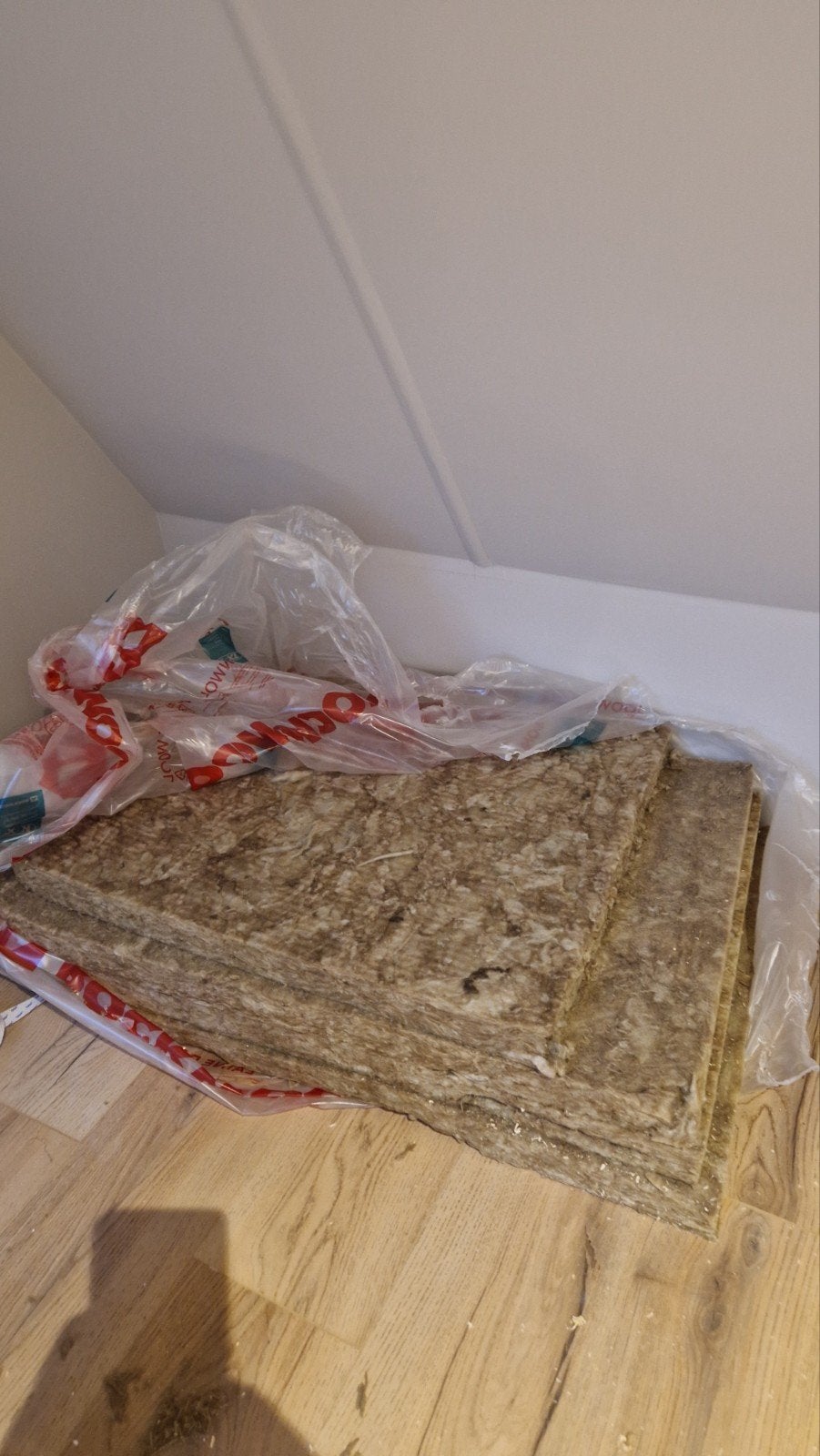 Gratis Rockwool 4,5cm 100x60cm, 4 tot 8 cm, Vloerisolatie, Nieuw, Steenwol