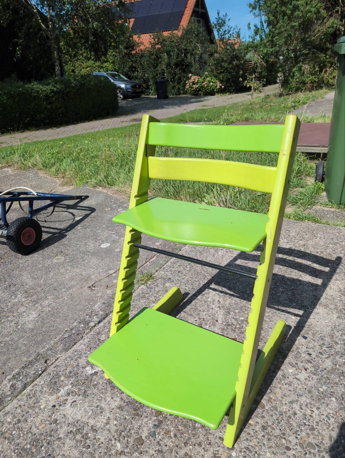 Stokke kinderstoel, groen, Huis en Inrichting, Ophalen, Gebruikt