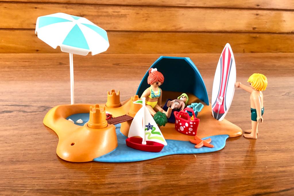 Playmobil Familie strand, Ophalen of Verzenden, Zo goed als nieuw