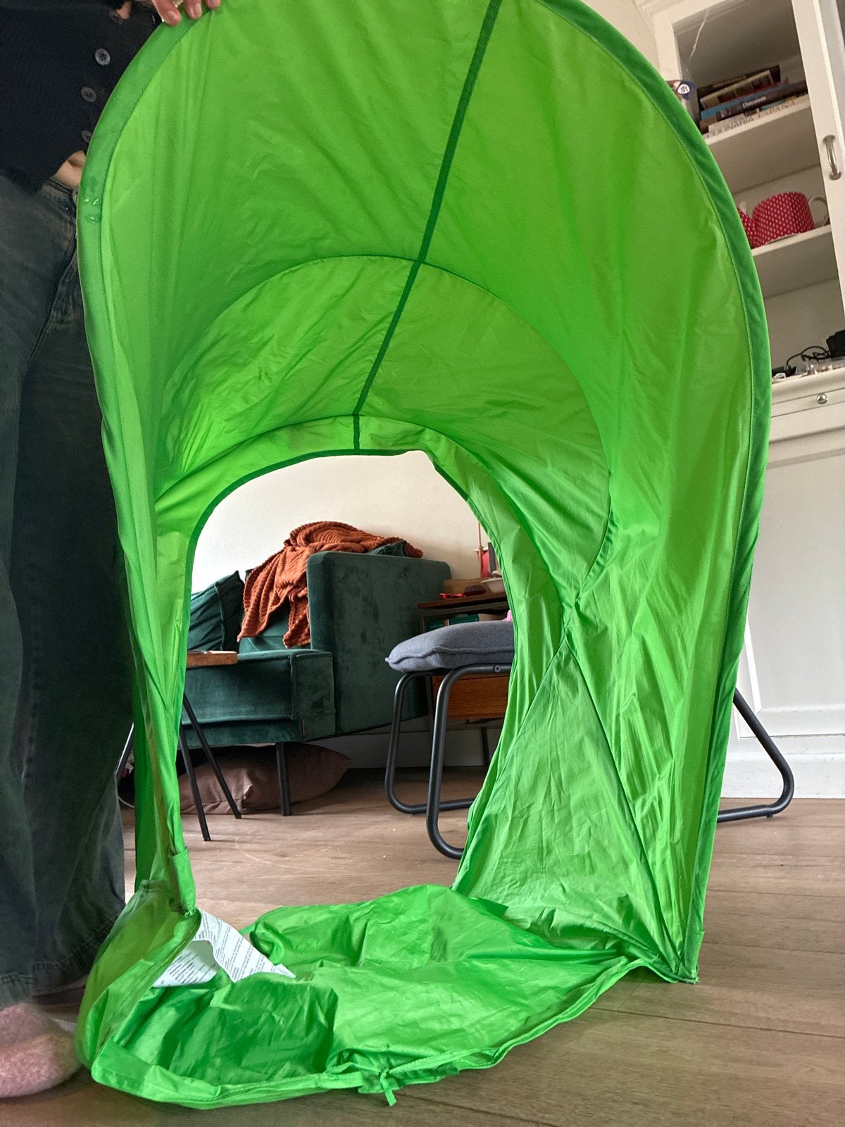 Ikea sufflett bedtent groen voor kinderbed, Ophalen, Zo goed als nieuw
