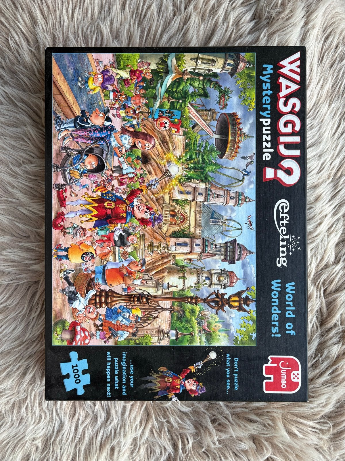 Wasgij Mystery puzzel 1000 stukjes - Efteling World of Wonde, Ophalen, 500 t/m 1500 stukjes, Zo goed als nieuw, Legpuzzel