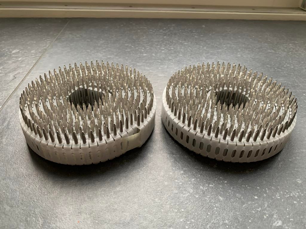 RVS bolkopnagels coilnails - 38 mm - Nieuw, Doe-het-zelf en Verbouw, Ophalen of Verzenden, Nieuw, Minder dan 50 mm, Rvs