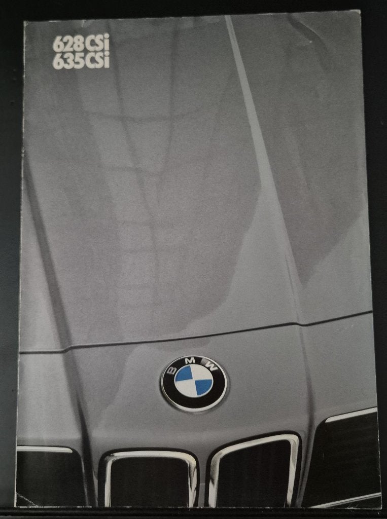 BMW CSi 628i/635i folder, Ophalen of Verzenden, Gelezen, BMW