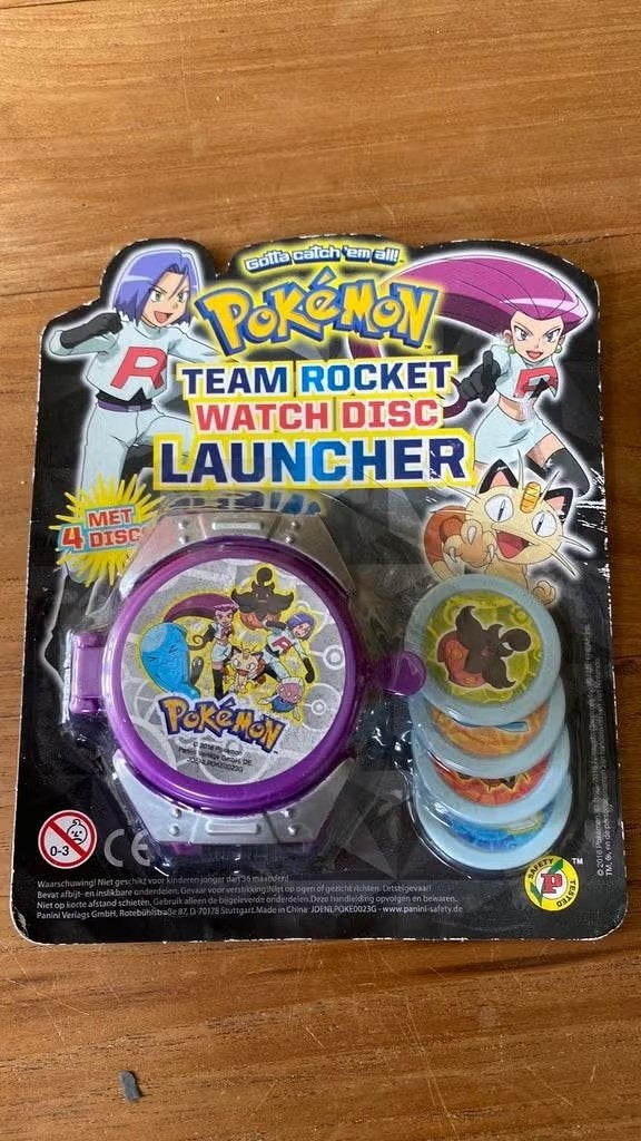 Pokemon : watch disc launcher - 2016, Ophalen of Verzenden, Nieuw