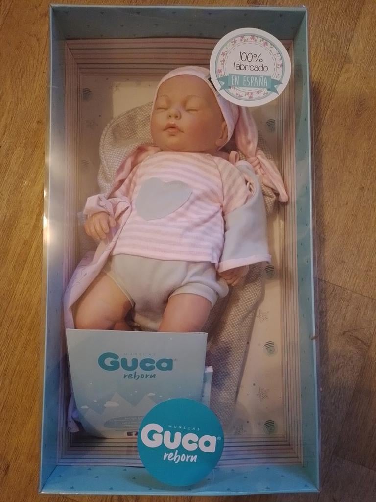 GuCa Reborn Babypop - Nieuw in doos, Kinderen en Baby's, Speelgoed | Poppen, Nieuw, Babypop, Ophalen of Verzenden