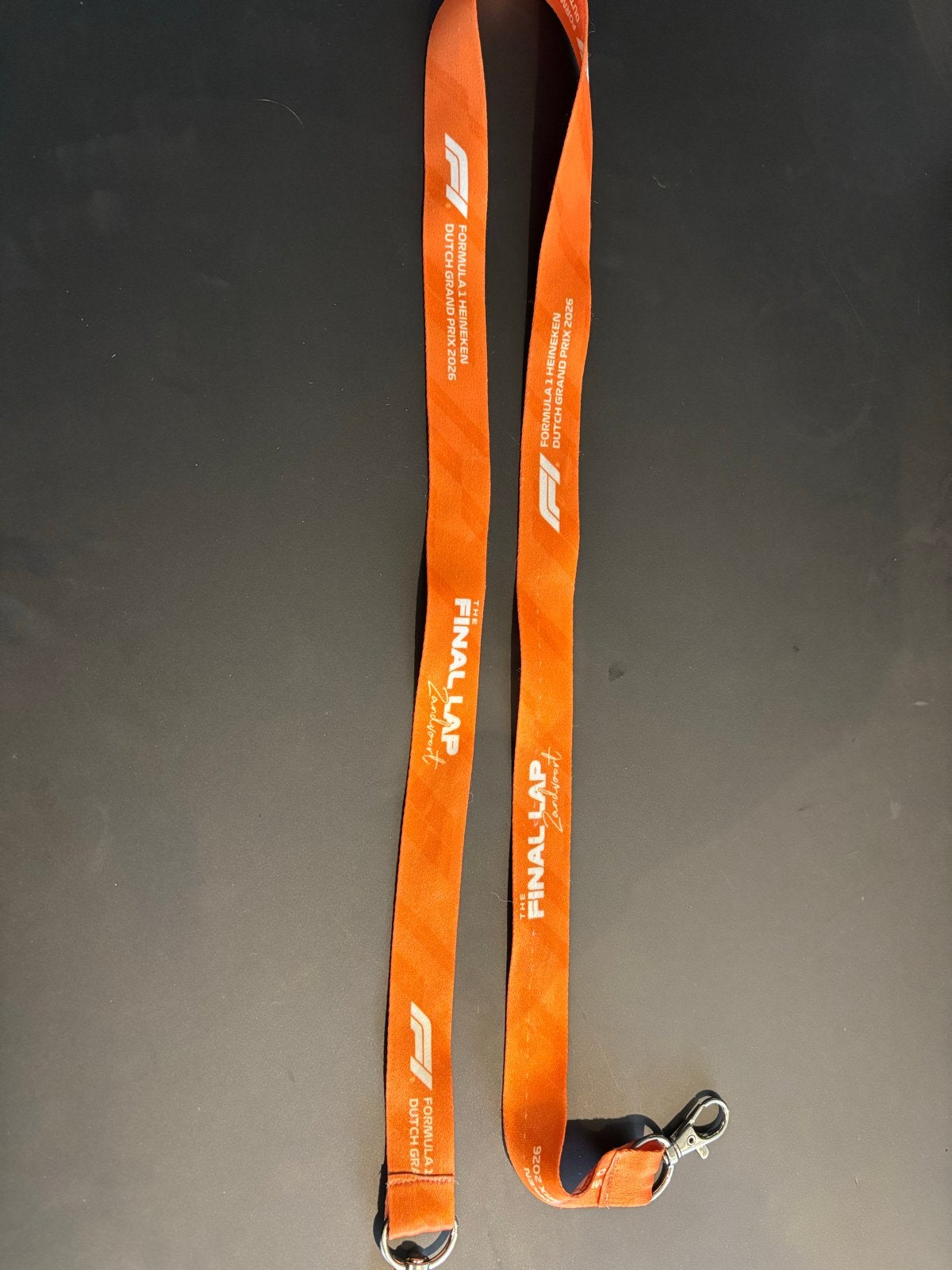 Unieke F1 Zandvoort Lanyard "Final Lap" 2026, Verzamelen, Ophalen of Verzenden, Zo goed als nieuw, Formule 1