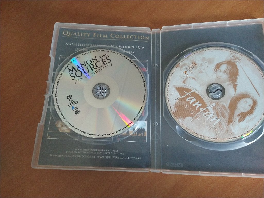 DVD Manon des Sources + bonusfilm Fanfan la Tulipe, Alle leeftijden, Ophalen of Verzenden, Zo goed als nieuw