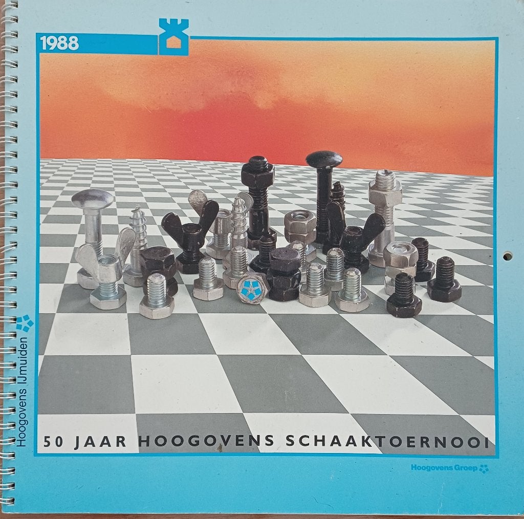 KORTING! 50 jaar Hoogovens Schaaktoernooi - 1988, Boeken, Ophalen of Verzenden, 20e eeuw of later, Gelezen