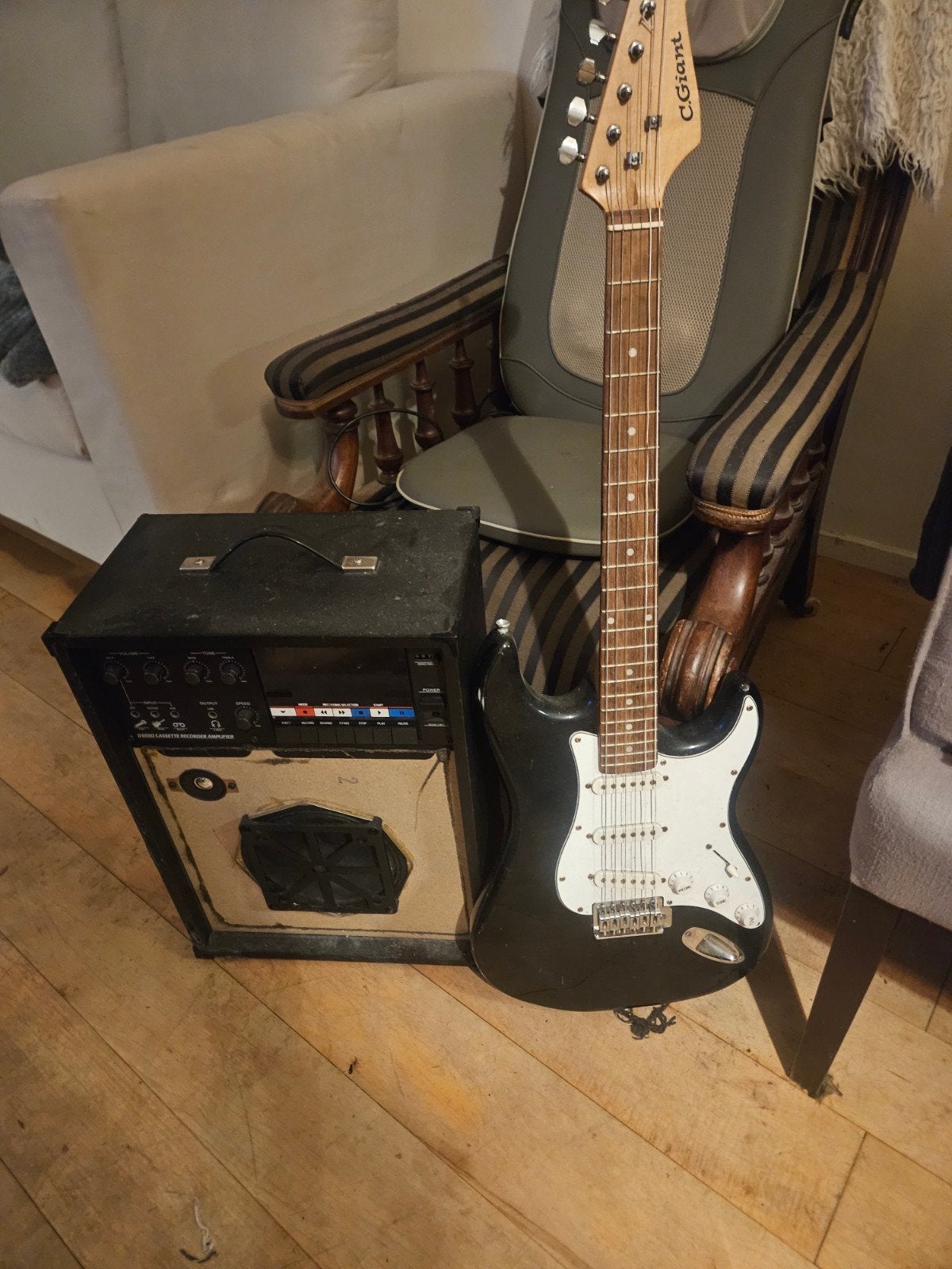 elektrische gitaar incl  versterker, Ophalen, Solid body, Overige merken
