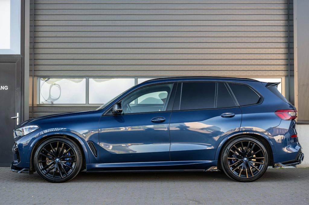 BMW X5 XDrive30d M-Sport|Grijs kenteken|Pano|Trekhaak|HuD|Ke, Gebruikt, Blauw, Leder, Bruin