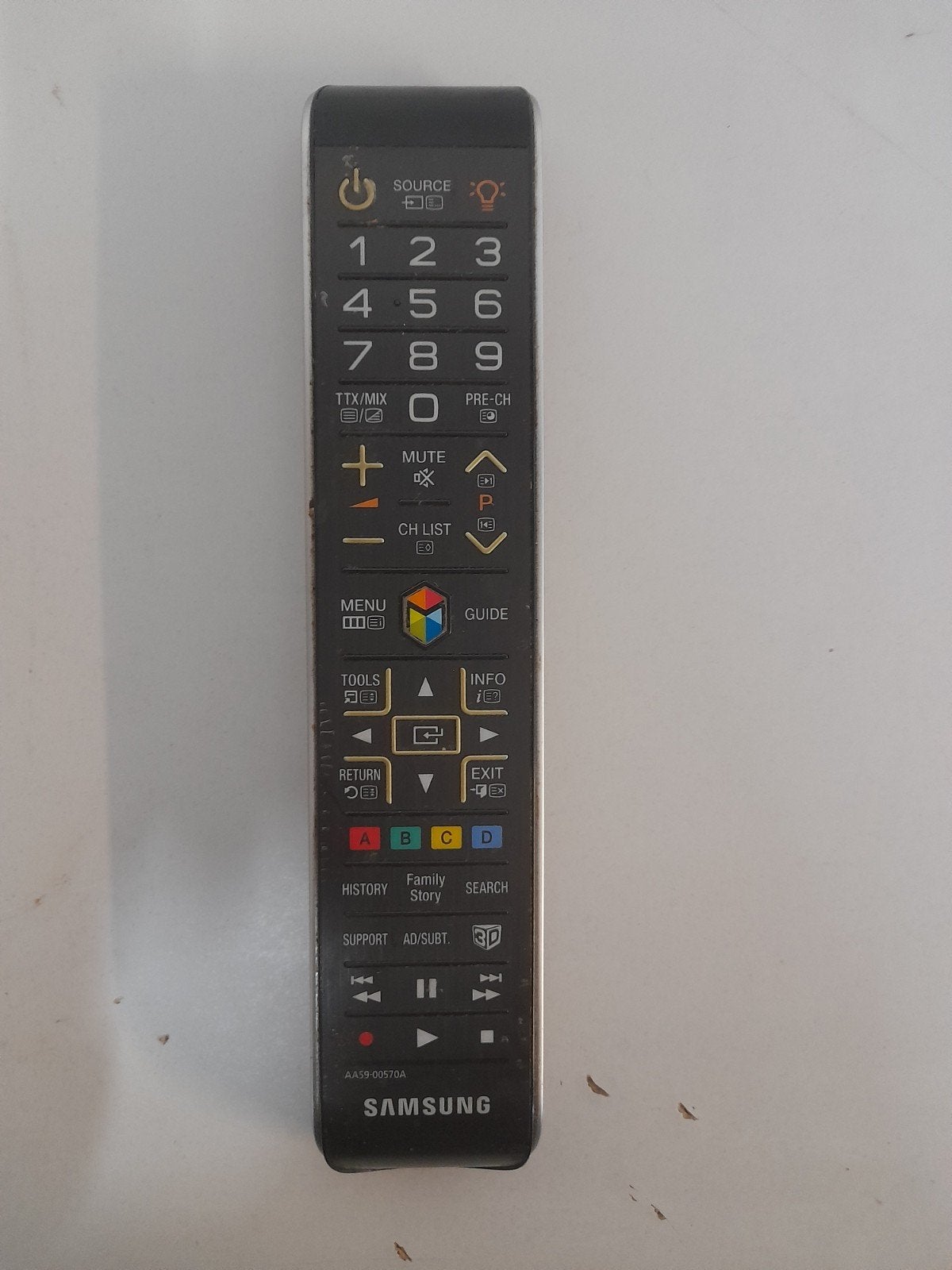 Samsung tv afstandsbediening AA59-00570A, Ophalen of Verzenden, Gebruikt, Origineel, Mediaspeler