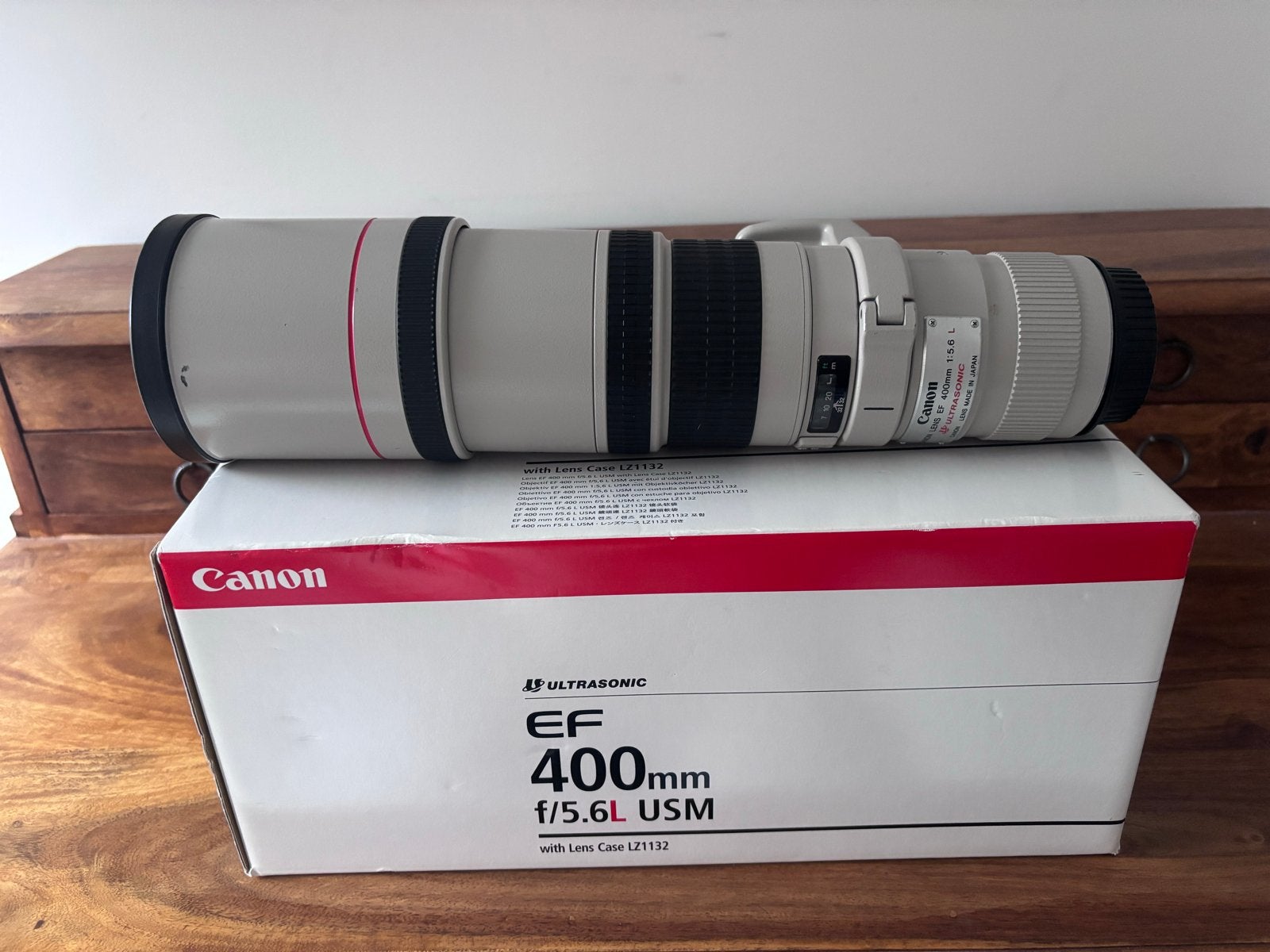 Canon EF 400mm f/5.6L USM Telelens, Canon, Autofocus, Zo goed als nieuw, Canon EF