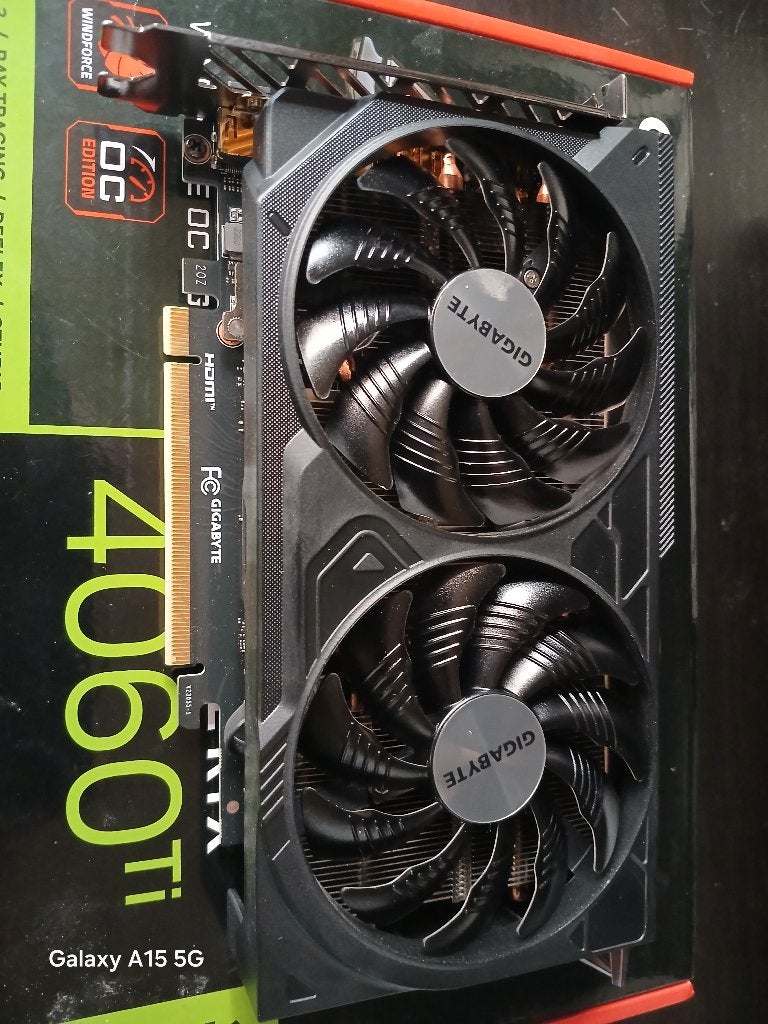 Gigabyte GeForce RTX 4060 Ti OC Edition (verkocht), Computers en Software, Ophalen, GDDR6, PCI-Express 4, Zo goed als nieuw