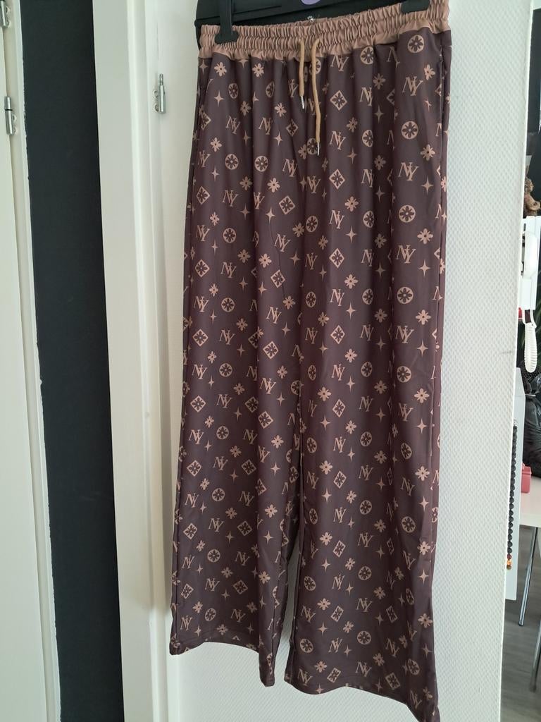 Dames broek, Bruin, Maat 46/48 (XL) of groter, Nieuw, Ophalen of Verzenden