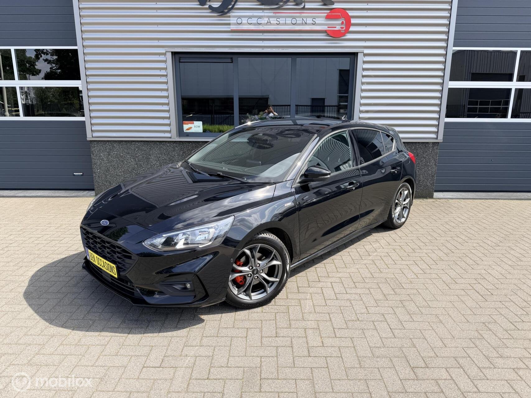 Ford Focus 1.0 EcoBoost ST Line Business TOPSTAAT!, Auto's, 125 pk, Gebruikt, Euro 6, Zwart