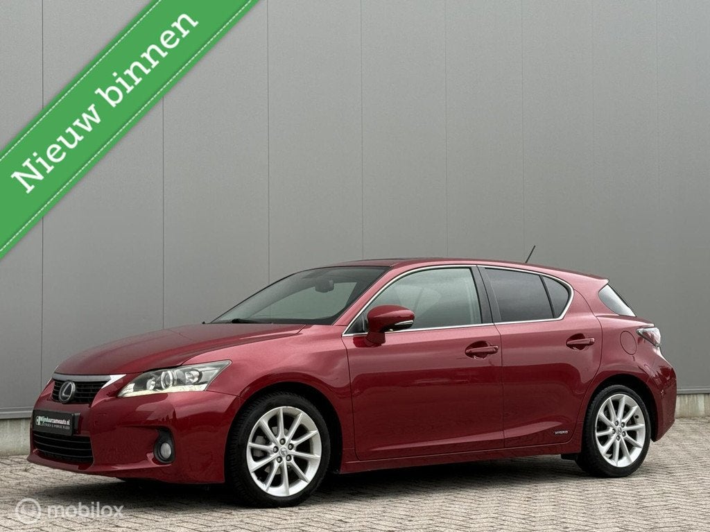 Lexus CT 200h , Leder, Dakje, Cruise, Camera, Top onderhoud, Auto's, Lexus, Euro 5, Gebruikt, Zwart, 4 cilinders
