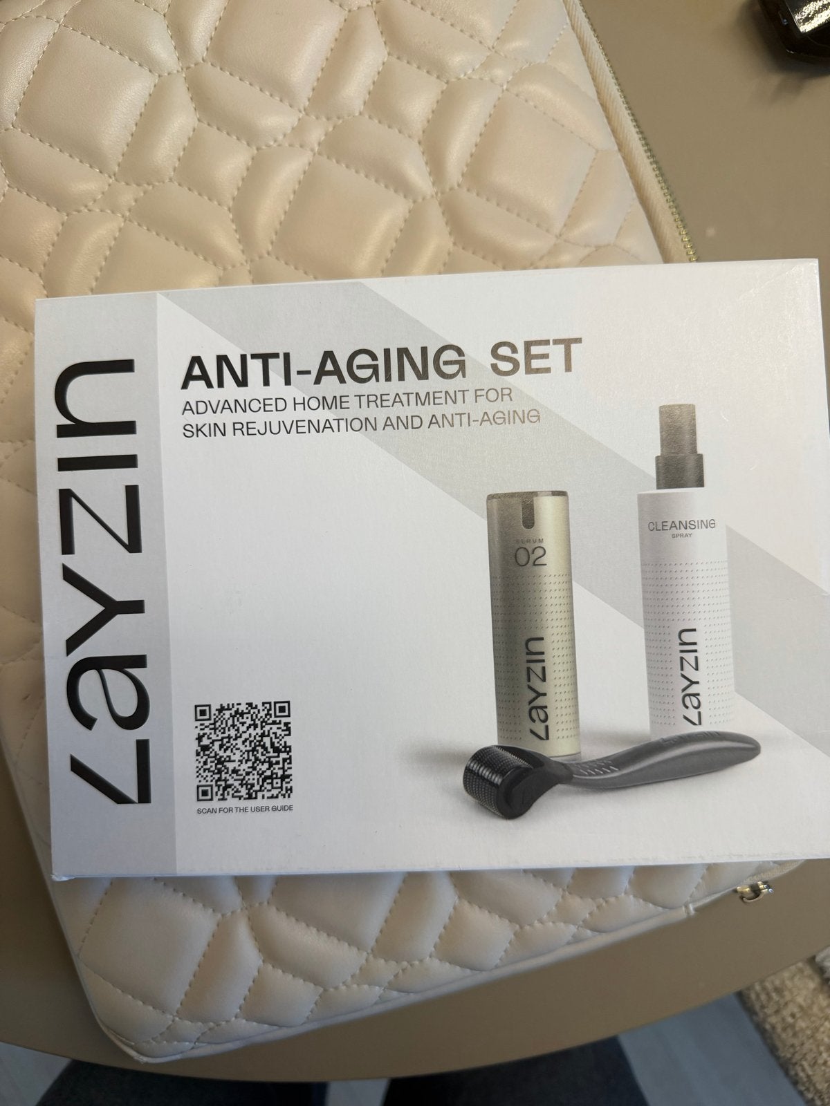 Layzin Anti-Aging Set - Huidverjonging & Verzorging, Ophalen of Verzenden, Nieuw, Gehele gezicht, Verzorging