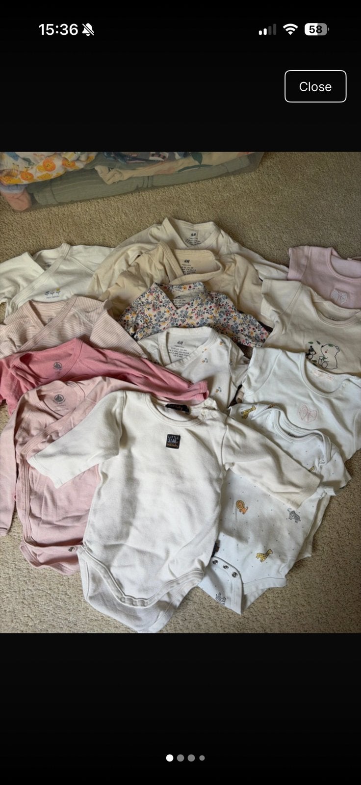 13 rompers maat 62, Kinderen en Baby's, Babykleding | Baby-kledingpakketten, Ophalen of Verzenden, Zo goed als nieuw, Maat 62