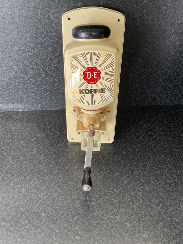 Oude originele D.E. Douwe Egberts koffiemolen, Ophalen of Verzenden