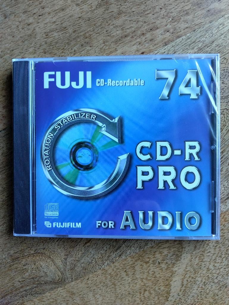 FUJI CD-R 74 CD-R PRO * Geschikt Voor Audio CD Recorders *, Ophalen of Verzenden, Nieuw, Cd, Fujifilm