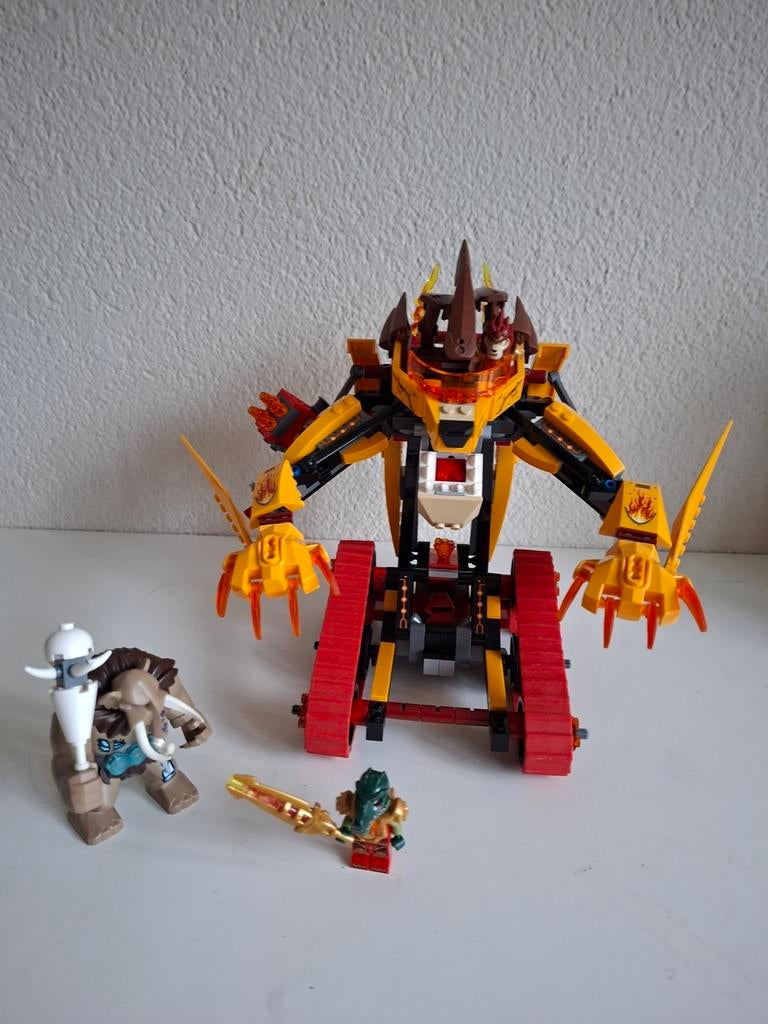 Lego Chima Lavals Vuurleeuw 70144, Ophalen of Verzenden, Gebruikt, Complete set, Lego