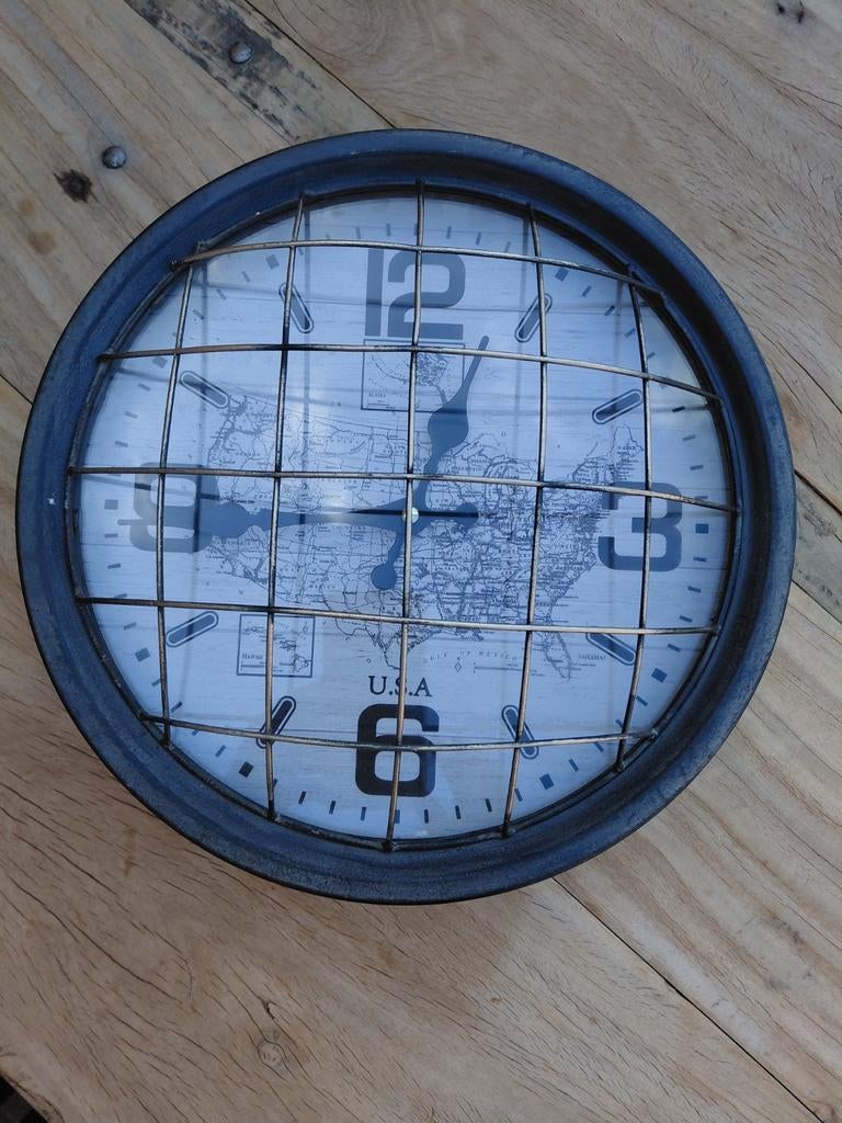 Stoere klok van Countryfield, Ophalen of Verzenden, Wandklok