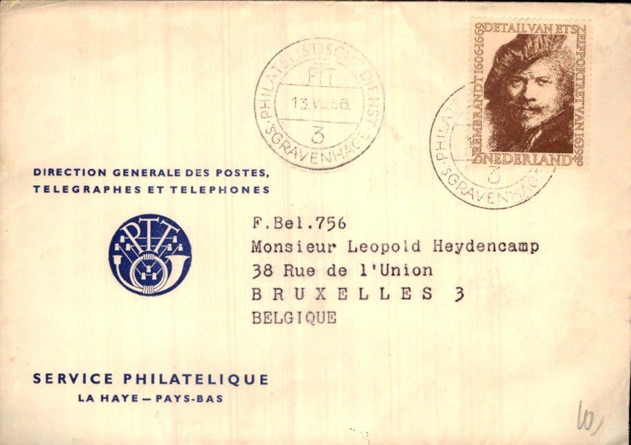 PTT - Dienst - België - 1956, Verzenden, Envelop