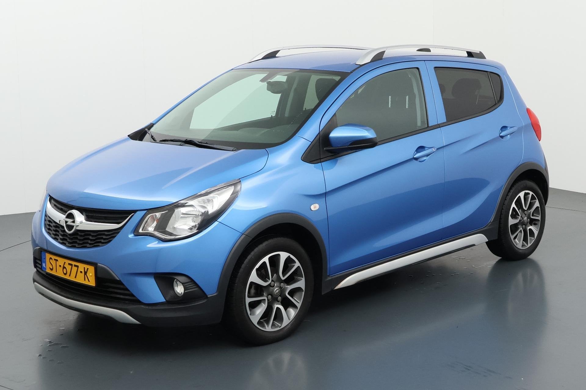 Opel KARL 1.0 Rocks Online Edition Speelse stadsauto met een, Voorwielaandrijving, 839 kg, Stof, Gebruikt