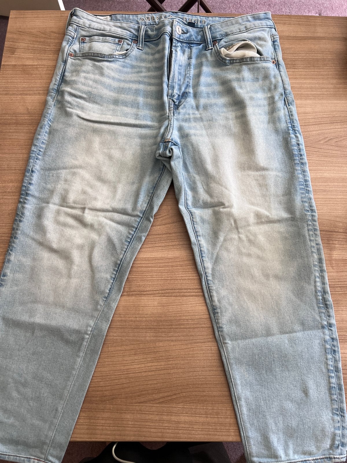 American Eagle jeans - Zo goed als nieuw, Ophalen, Zo goed als nieuw, Blauw, W33 - W34 (confectie 48/50)
