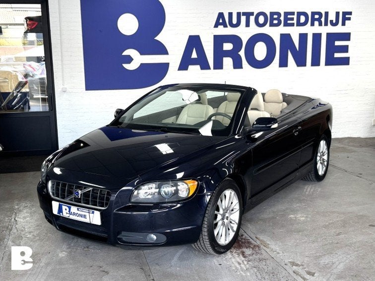 Volvo C70 Convertible 2.5 T5 Summum, Auto's, Volvo, Gebruikt, Beige, Overige carrosserieën, Leder
