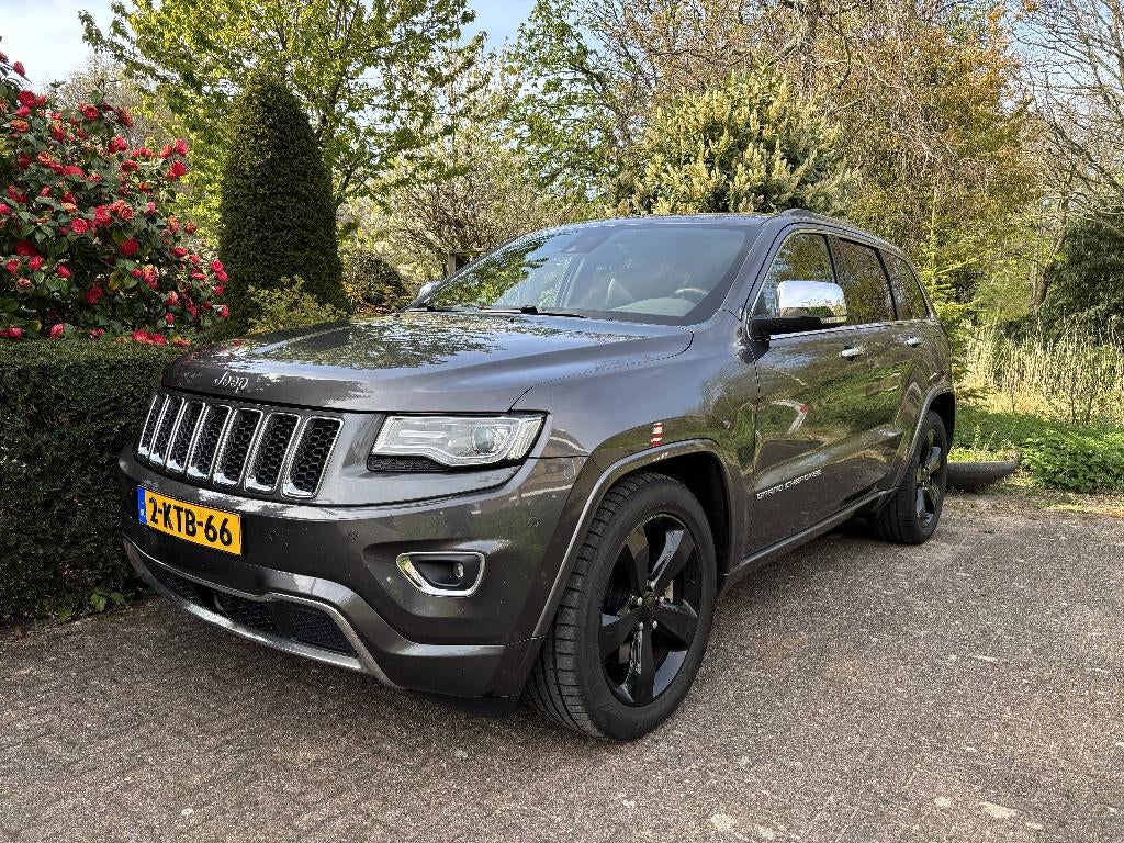 Jeep Grand Cherokee 3.0 CRD V6 Overland 3500kg trekgewicht, Auto's, Euro 5, Zwart, 2987 cc, Diesel