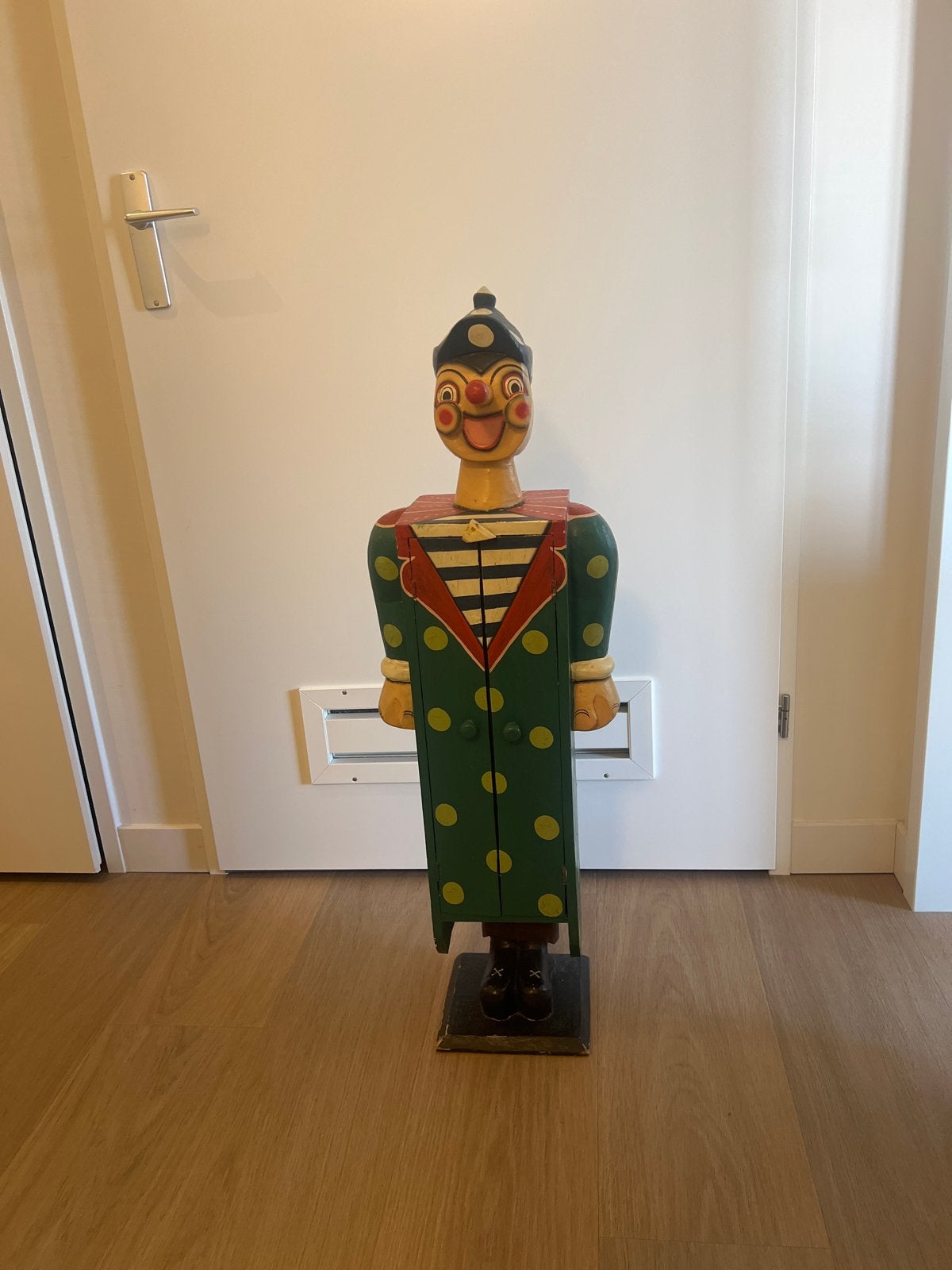 Vintage Pinokkio Kastje - Handgeschilderd Hout, Ophalen